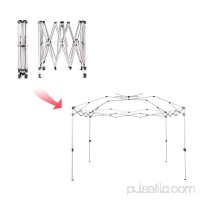 Cloud Mountain 10' x 10' Garden Pop Up Canopy Gazebo Patio Outdoor Double Roof Easy Set Up Canopy Tent with Carry Bag 5 Colors to Choose   